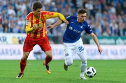 Ekstraklasa: Sensacyjna porażka Lecha. "Poznańska Lokomotywa" wykoleiła się na Koronie