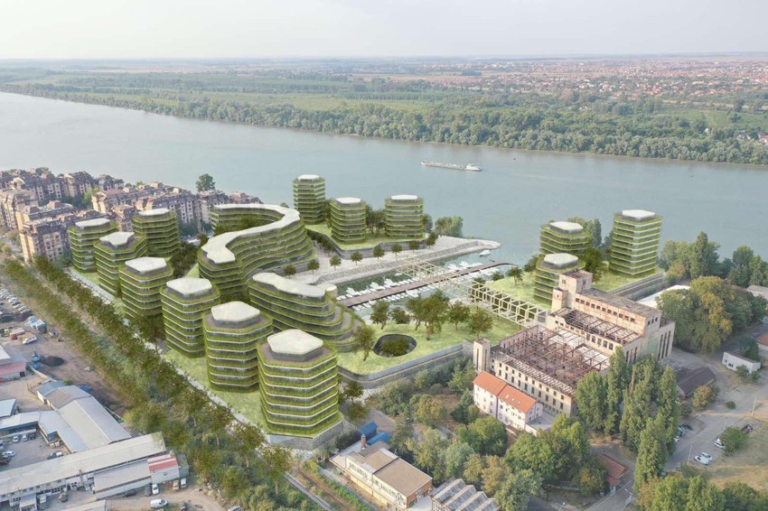 Zamišljena je sa puno zelenila