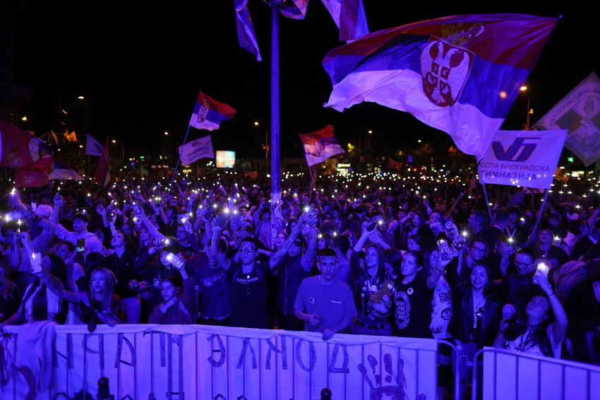 srednjoškolci novi sad protest