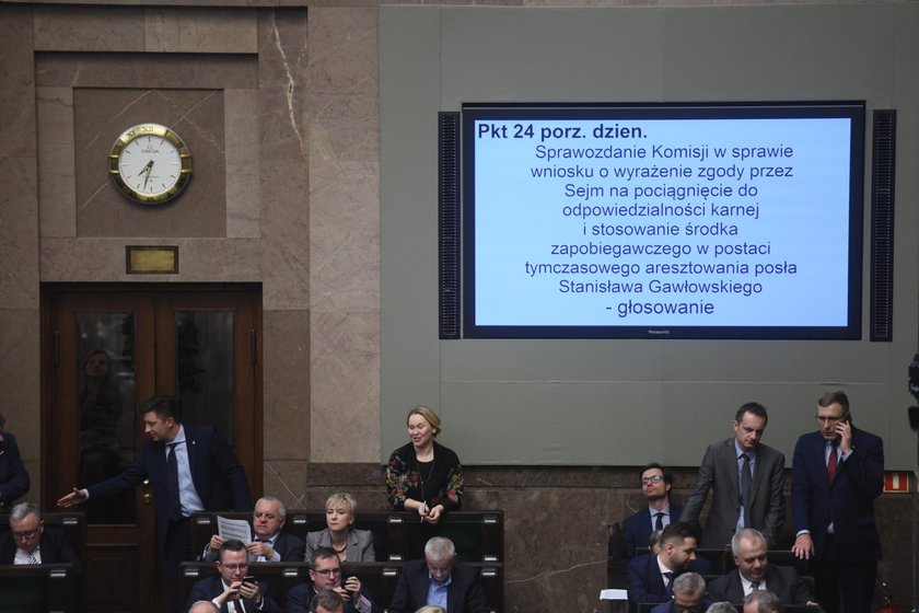 Sejm wyraził zgodę na tymczasowe aresztowania posła PO Stanisława Gawłowskiego