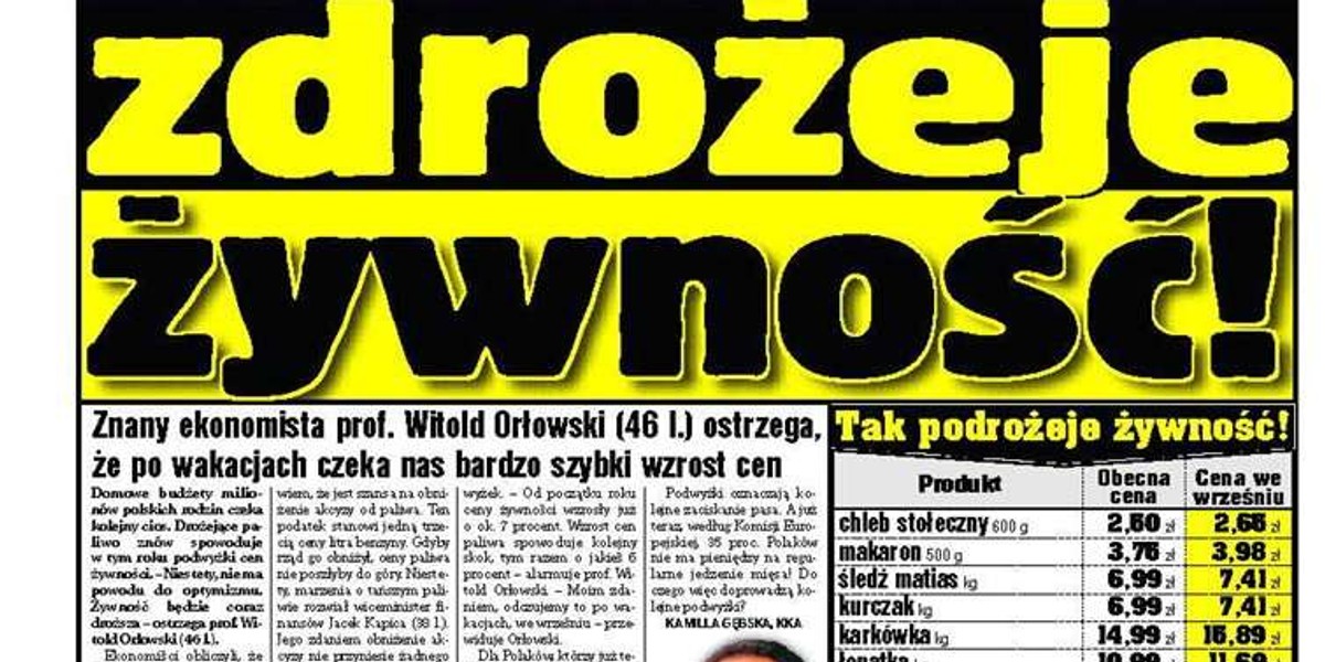 Ceny znów pójdą w górę