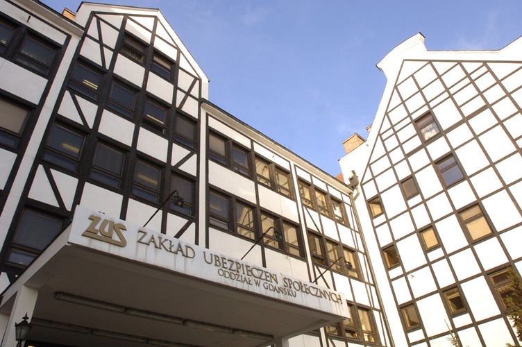 Siedziba ZUS na ul.Chmielnej w Gdańsku