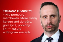 Tomasz Ognisty, asystent Janusza Kowalskiego (na zdjęciu), obiecywał rolnikom pomoc w załatwieniu dzierżawy państwowej ziemi