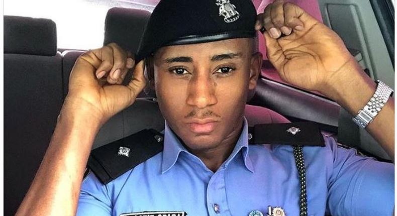 Nigeria’s 'hottest’ police officer, ladies are begging him to arrest them