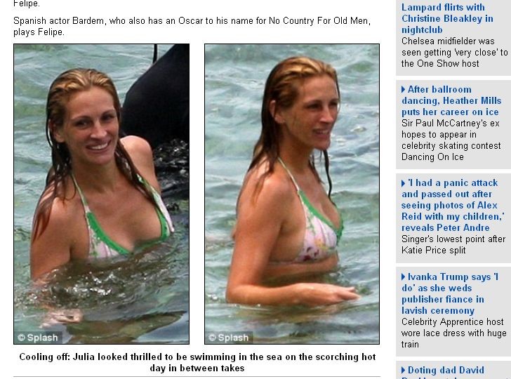 Julia Roberts w bikini