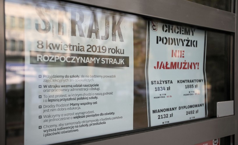 Strajk w jednej z warszawskich szkół