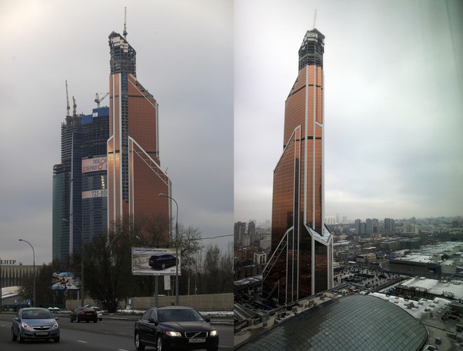 Wieżowiec Mercury City, budowany przez rosyjskiego miliardera Igora Kesajewa, jużstał się najwyższym budynkiem Europy, wyprzedzając drapacz chmur Shard w Londynie.