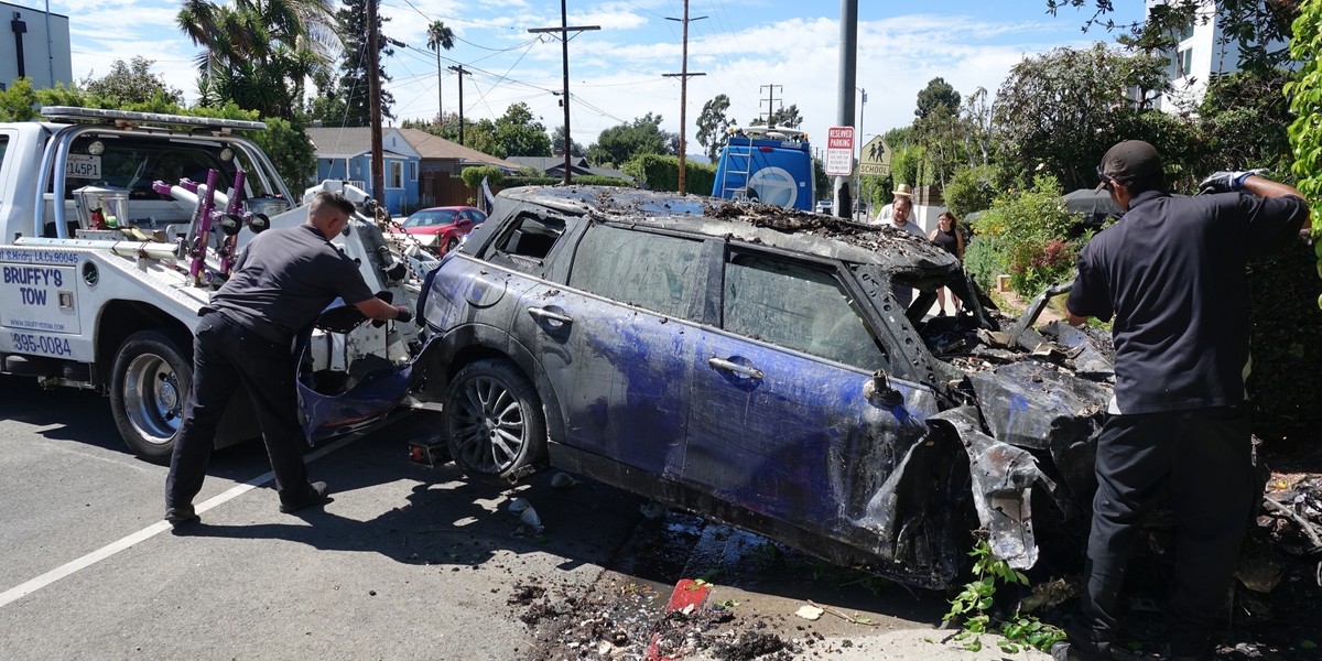 Anne Heche miała poważny wypadek na ulicach Los Angeles. 