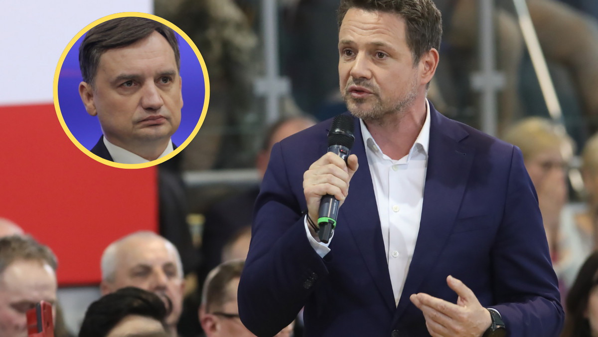 Trzaskowski kpi z Ziobry. Poszło o "majtki" i pistolet  [WIDEO]