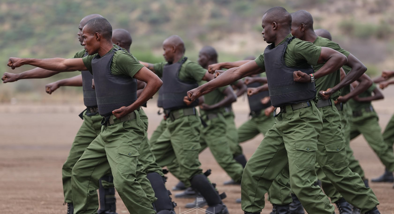 GSU Officers during training