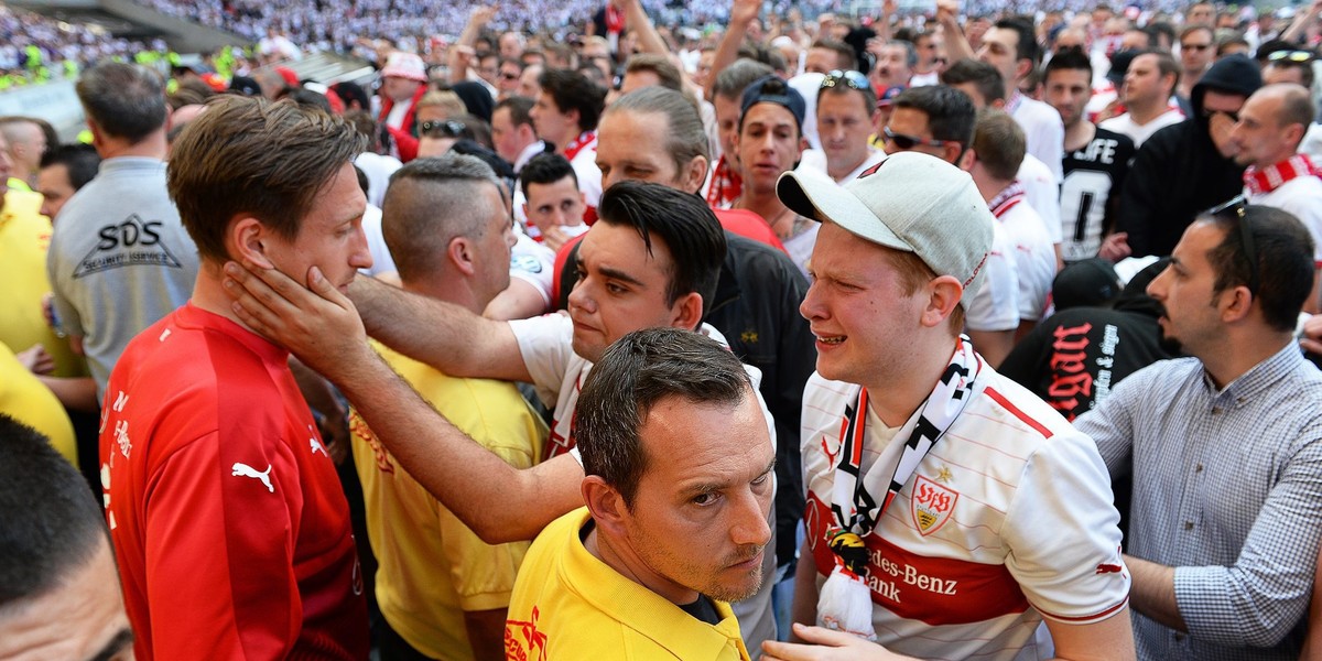 VfB Stuttgart blisko spadku. Kibice zaatakowali Tytonia i jego kolegów