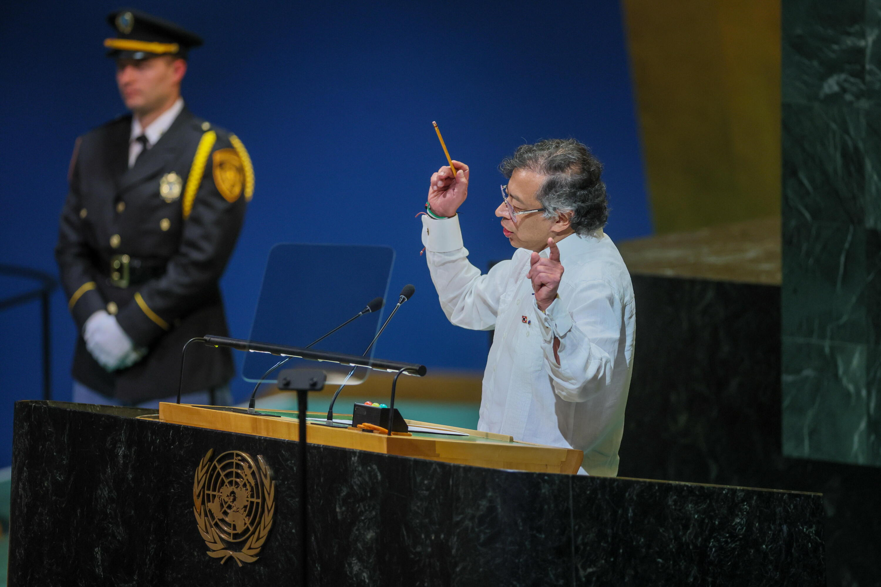 USA cofną wizę prezydentowi Kolumbii za protest