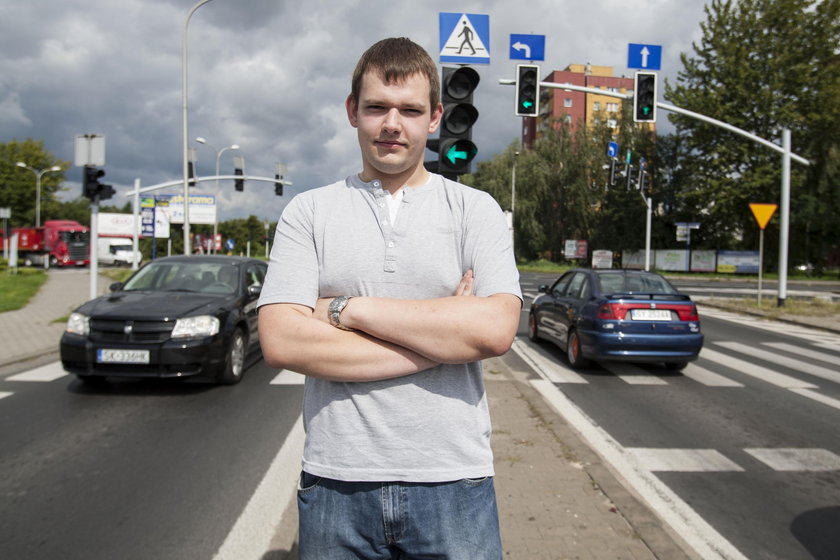 Artur Ząbczyk (24 l.), student z Politechniki Śląskiej