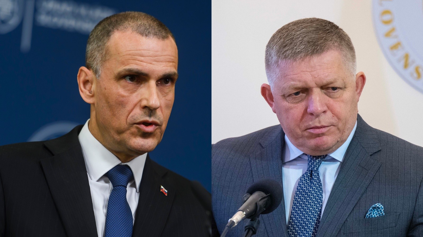 Generálny prokurátor SR Maroš Žilinka a premiér Robert Fico.
