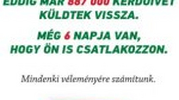 Hat napig kampányol még a kormány