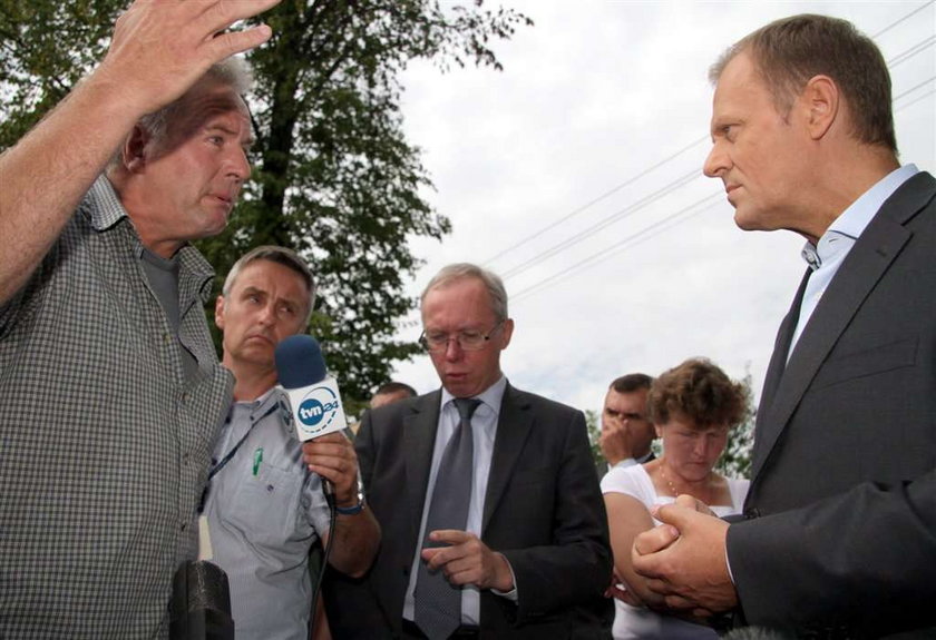 Płaczący mężczyzna do premiera Tuska: Jak żyć?