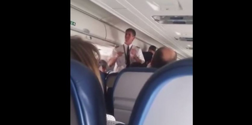 Jedan od putnika je svojim telefonom snimio ovu interesantnu situaciju