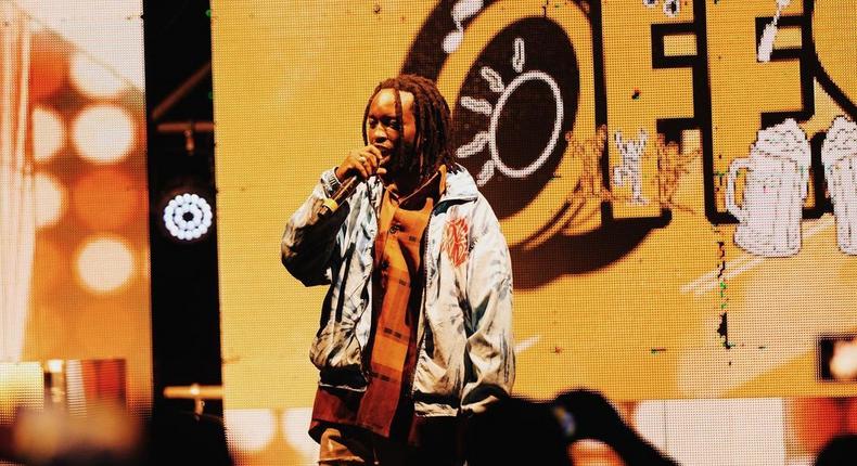 Wakadinali on stage during the Tusker Fest event in Meru