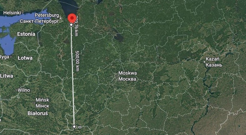 Miasto Kiriszy leży około 800 km od granic Ukrainy