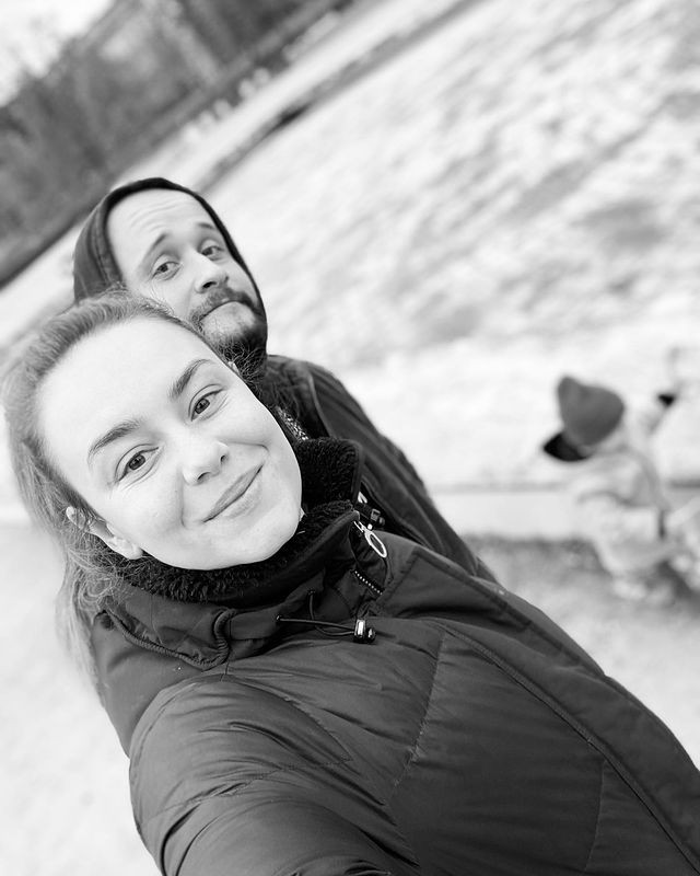 Herečka Dominika Kavaschová a jej partner Daniel Fischer.
