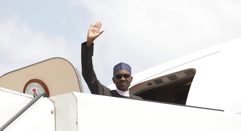 President Muhammadu Buhari leaves Nigeria for Germany on October 13, 2016