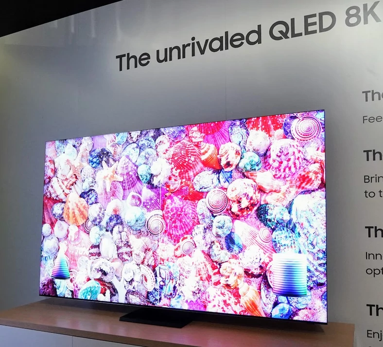 CES2020 - bezramkowy Samsung QLED 8K - model Samsung QLED Q950TS