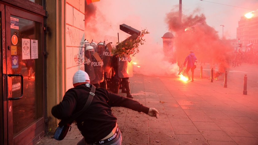 Bójki na Marszu Niepodległości