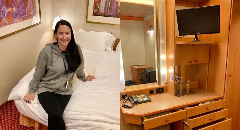 I booked two rooms on the Carnival Legend for my family.Lisa Galek