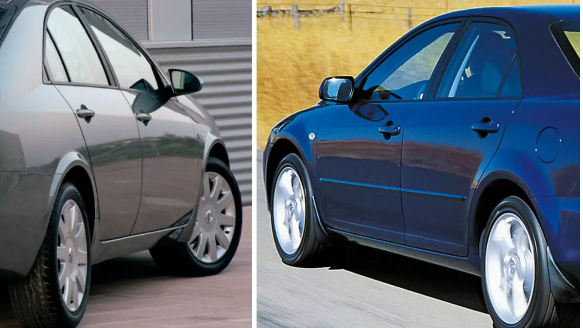 Nissan Primera P12 vs. Mazda 6 I