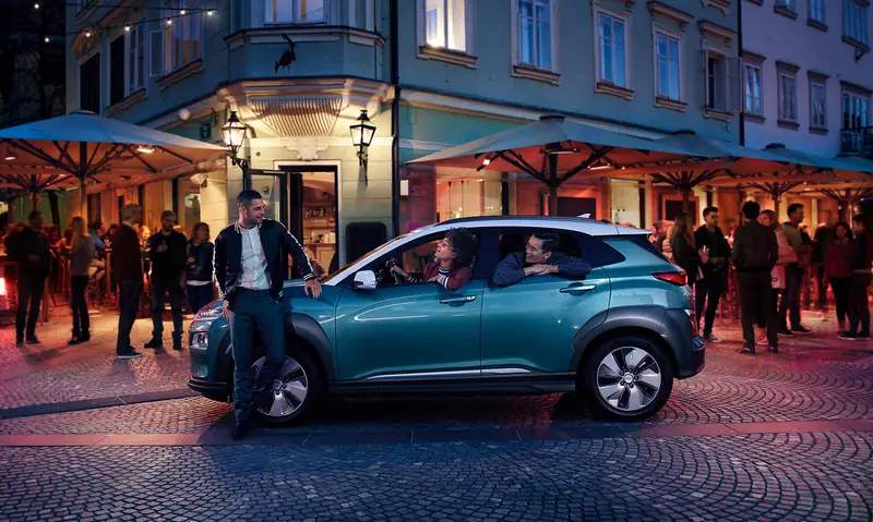 Hyundai KONA Electric - samochód, który łączy przestronność SUV z lekką jazdą / Materiały prasowe