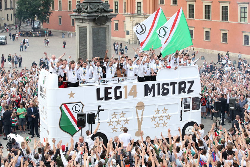 Pilka nozna. Ekstraklasa. Legia Warszawa. Feta. 21.05.2018