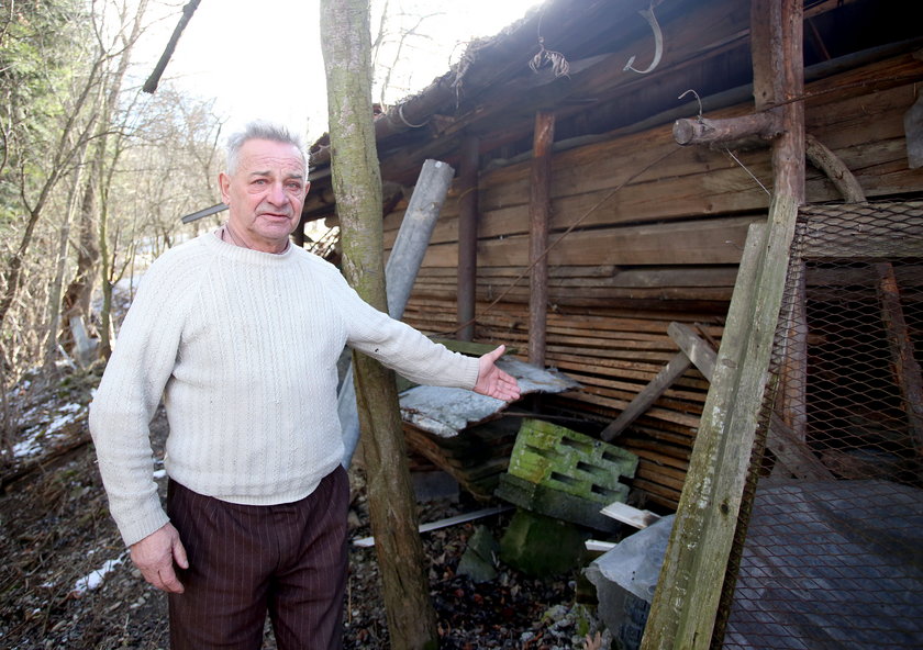 Czesław Kurzeja znalazł zwłoki noworodka w szopie