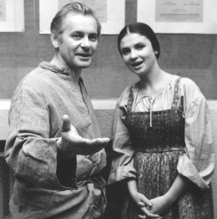 Tadeusz Łomnicki i Stanisława Celińska