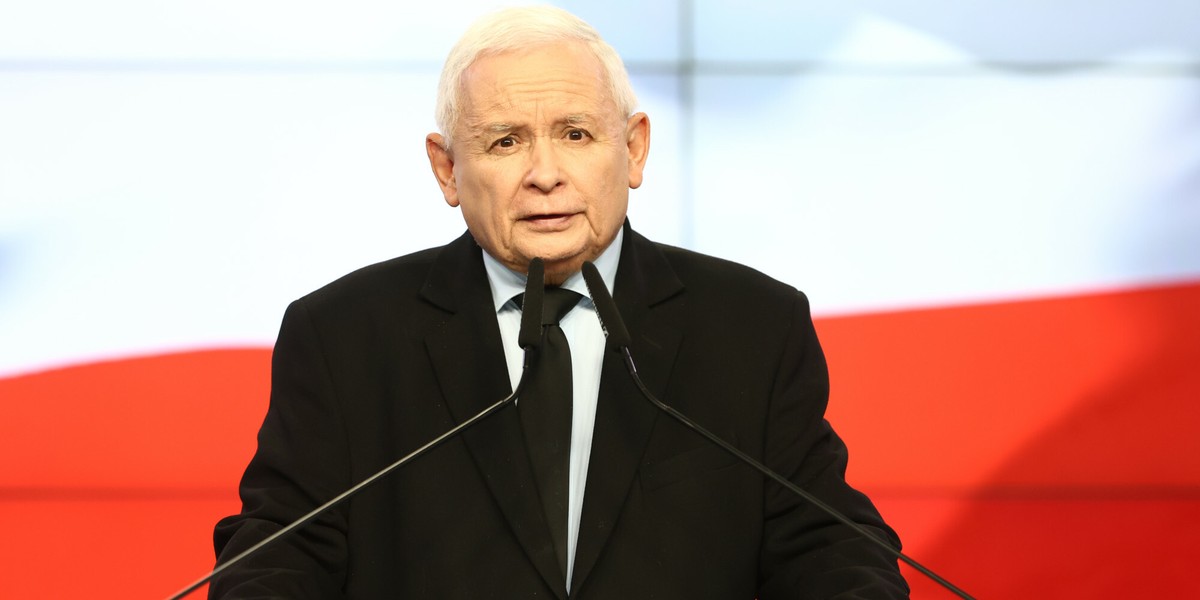 Prezes PiS Jarosław Kaczyński