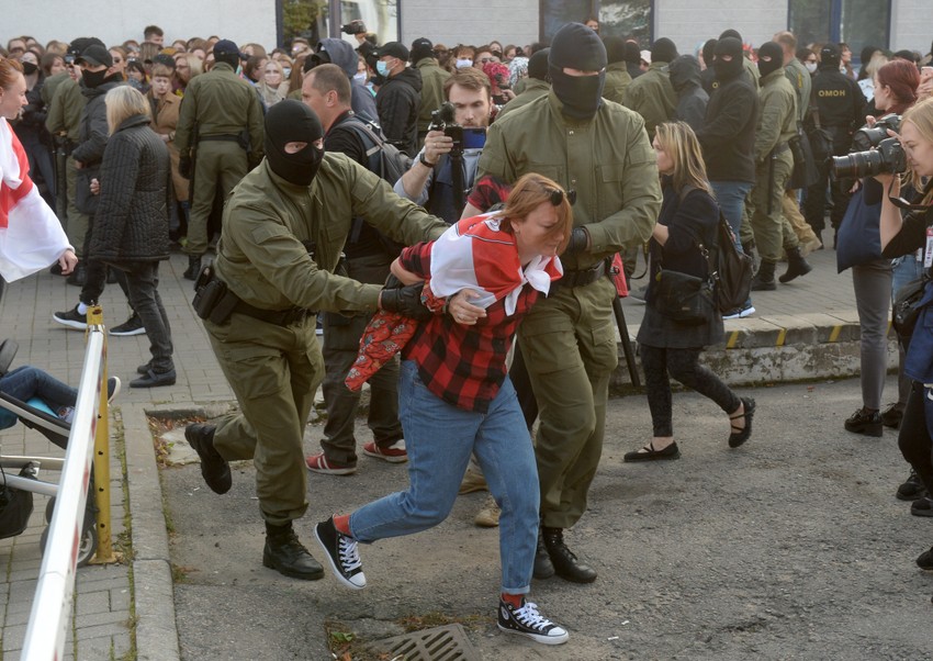 Protesti žena u Minsku