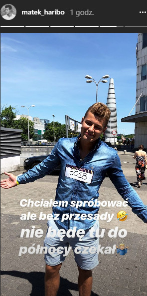 Mateusz Gąsiewski na Instagramie