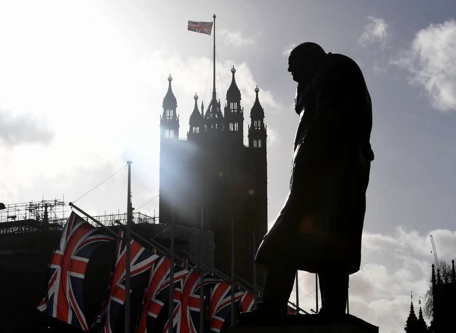 Statua Vinstona Čerčila u Londonu