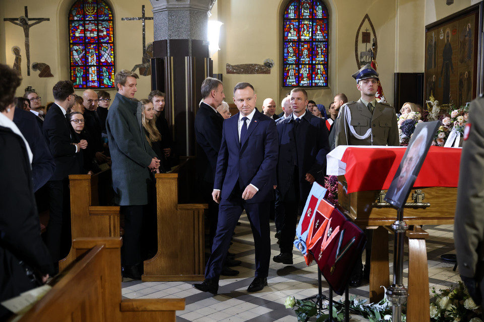 Pogrzeb Franciszka Pieczki: Andrzej Duda