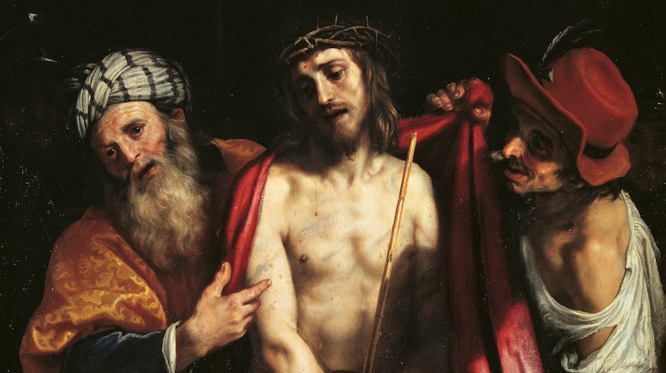 „Ecce Homo” (1607) pędzla Ludovico Cigoli, obecnie w Galleria Palatina (Palazzo Pitti) we Florencji