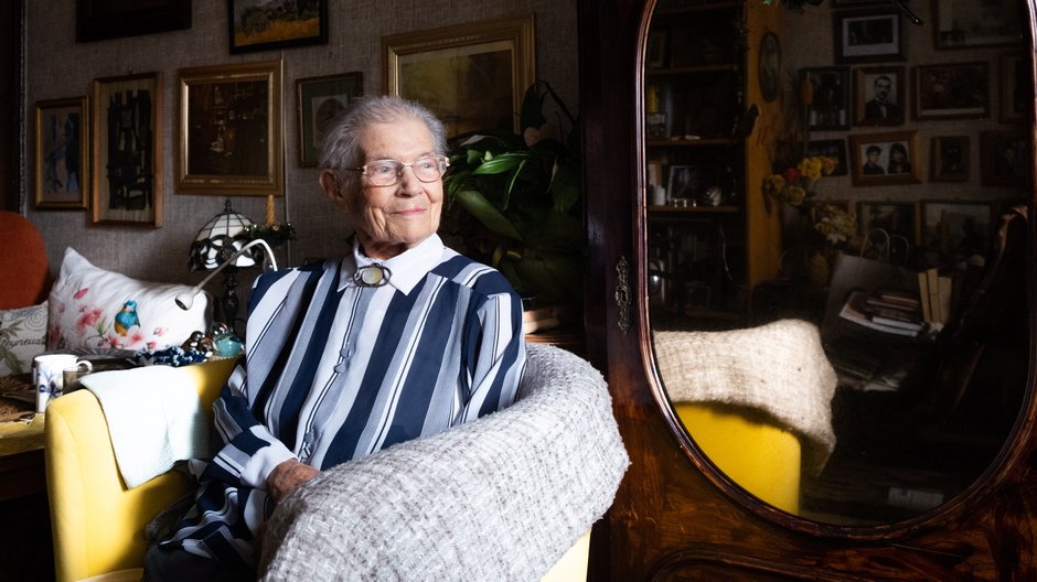 Elżbieta Tatarkiewicz-Skrzyńska, 99 lat: – Zgodnie z zasadą mojej babci: trzeba wstawać od stołu nienajedzonym. I trzeba się ruszać. Nie uprawiałam sportów, ale zawsze byłam w ruchu.