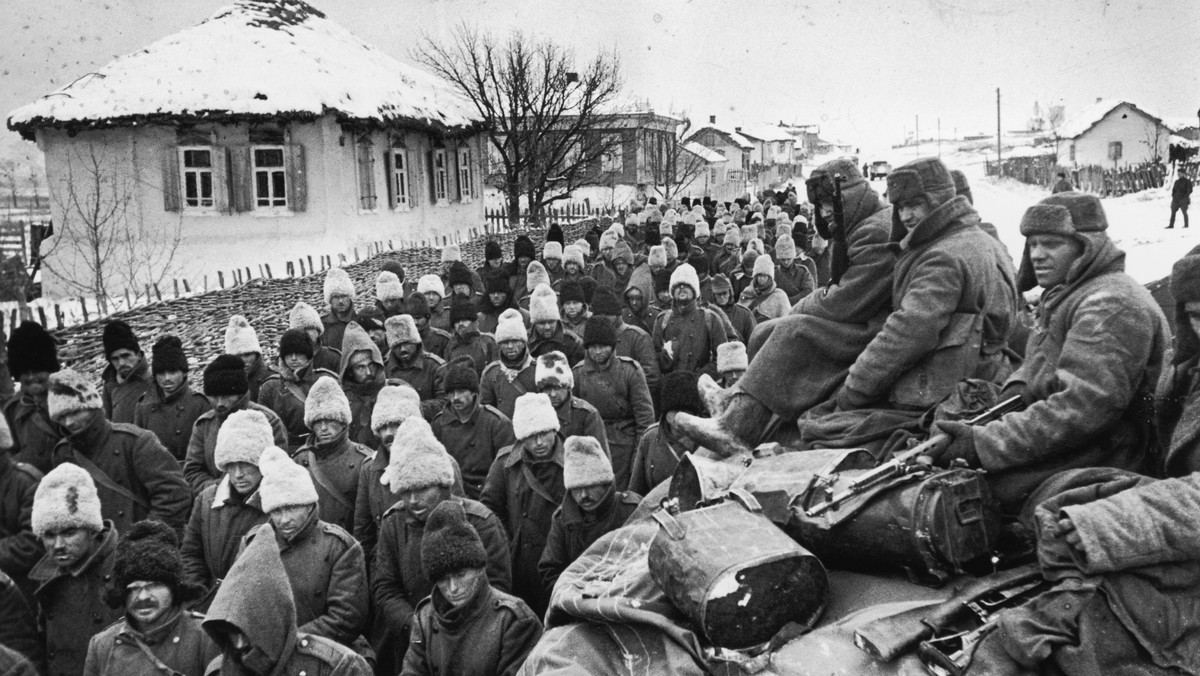 Żołnierze rumuńscy podczas bitwy stalingradzkiej, listopad-grudzień 1942 r.