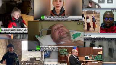 Rosjanie w RT oglądają żołnierzy przedstawianych jako wybawicieli i Zachód, który "wspiera wojnę"