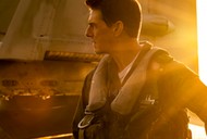 Kadr z filmu „Top Gun: Maverick, na zdjęciu Tom Cruise jako Pete „Maverick Mitchell