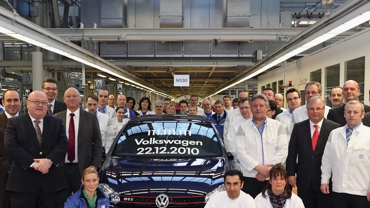 Powstało już 111 111 111 Volkswagenów
