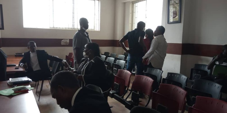 Photos from the arraignment of Funke Akindele and husband, JJC Skillz