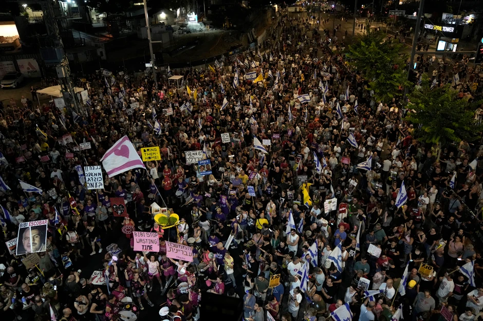 Protesti za oslobađenje talaca u izraelu - Tel Aviv, 10. avgusta