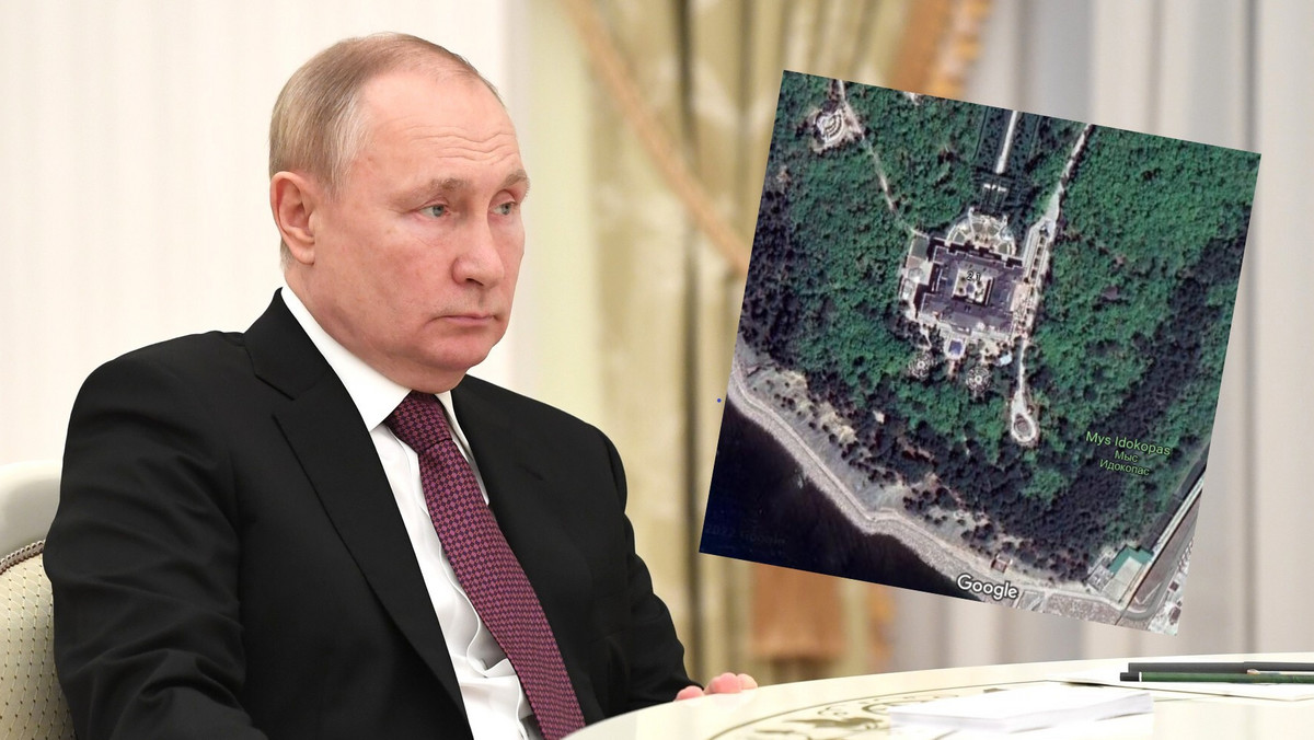 "Pałac Putina" zniknął z rosyjskich map. Jest jednak sposób, aby go zobaczyć