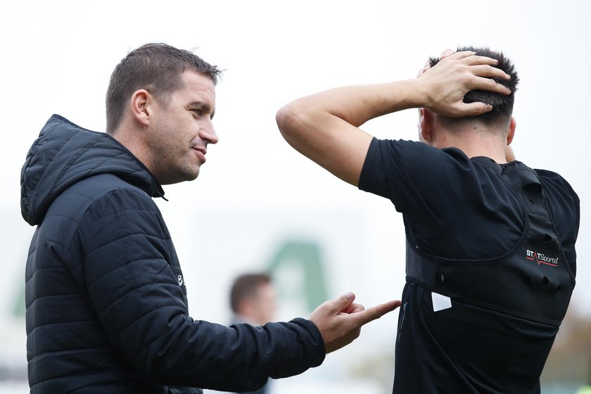 Pilka nozna. Ekstraklasa. Lechia Gdansk. Trening. 01.11.2017