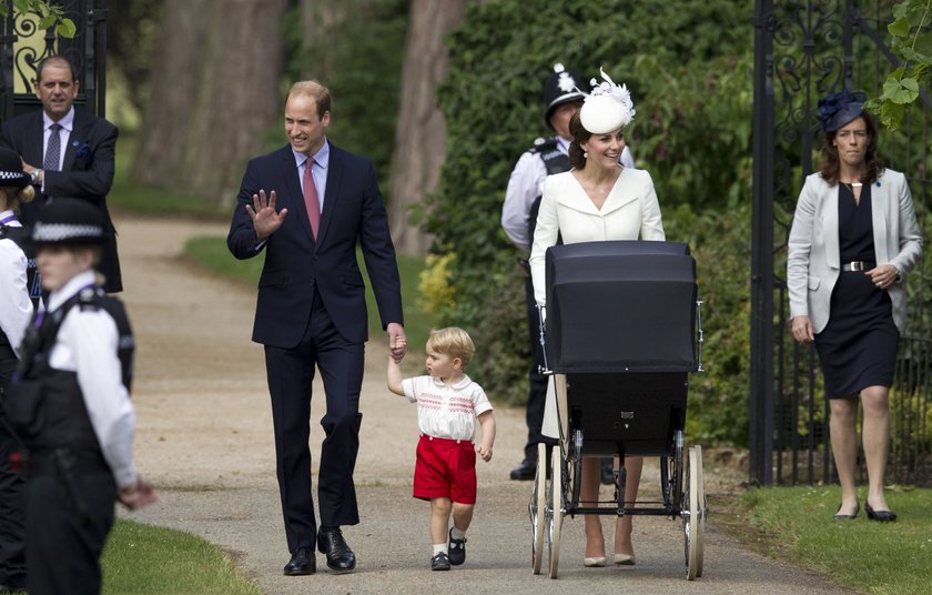 Kate na chrzcinach córki Charlotte