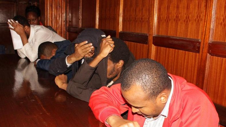 Suspects of the Dusit terror attack at a Milimani court